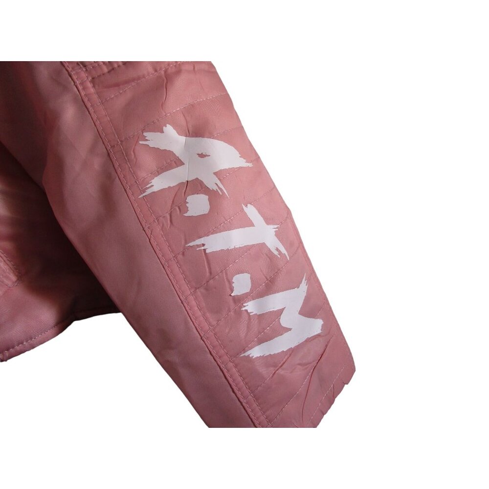 South Pole All Trap Money ATM Pink Black Vintage Bomber Jacket S/M Vintage GUC - Picture 7 of 16